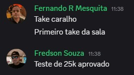 Teste de 25k aprovado